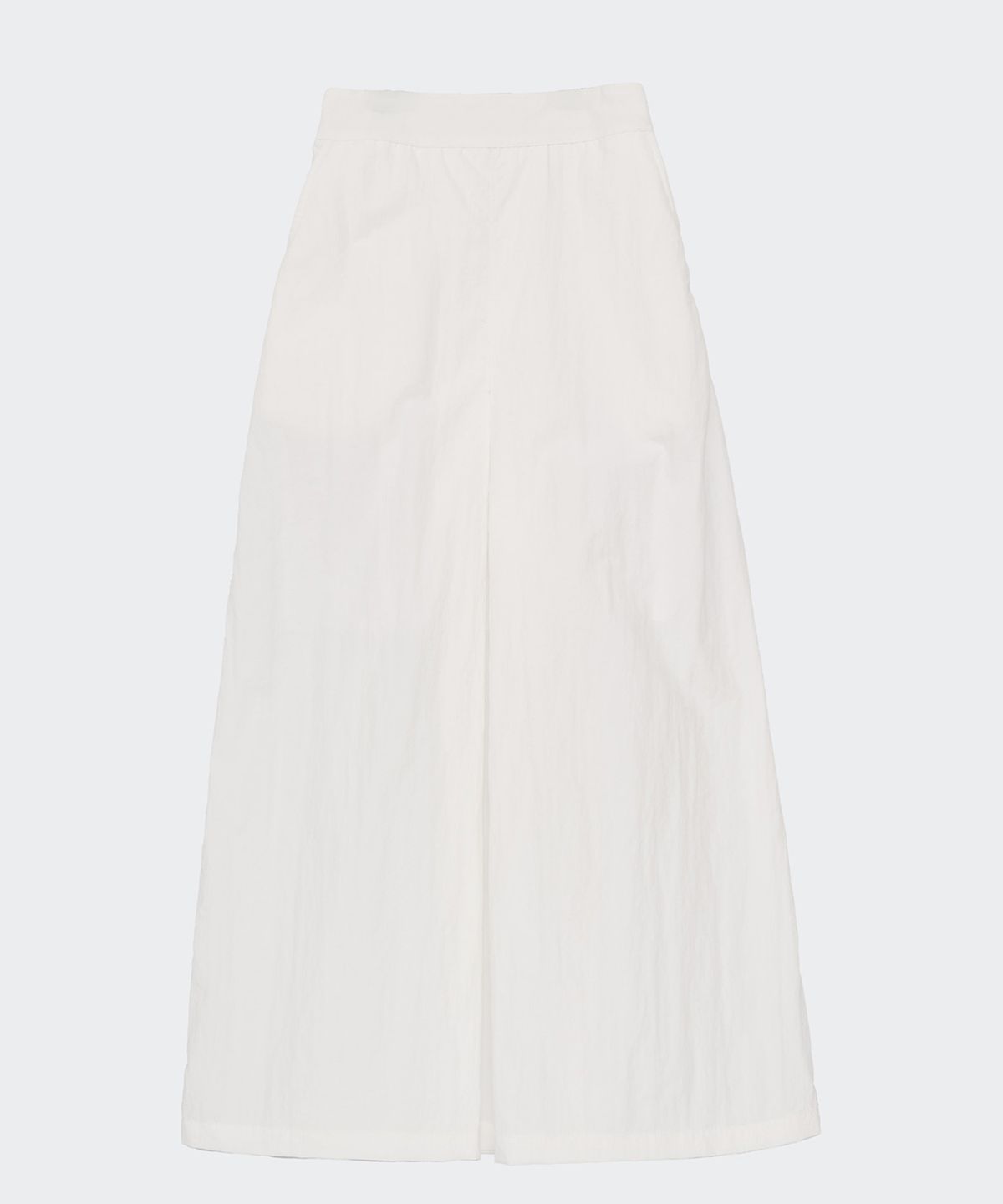 닐라이즈(NEALIZE) Nylon Maxi Skirt White