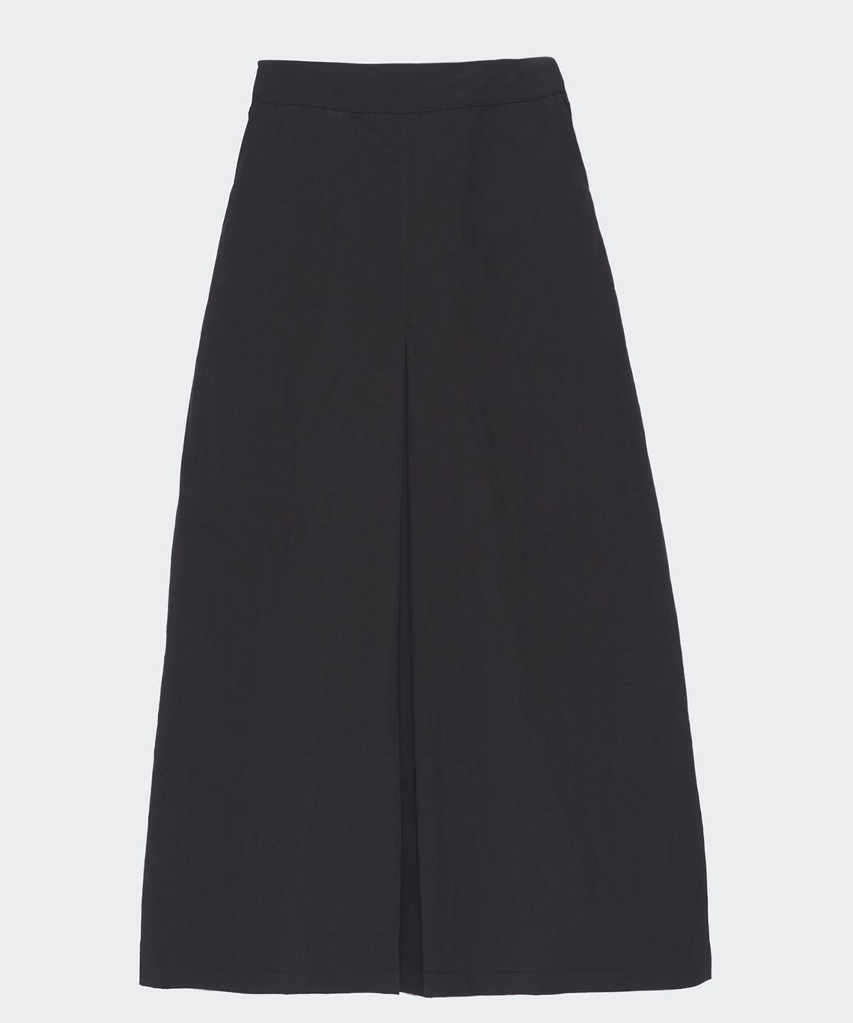 닐라이즈(NEALIZE) Nylon Maxi Skirt Black