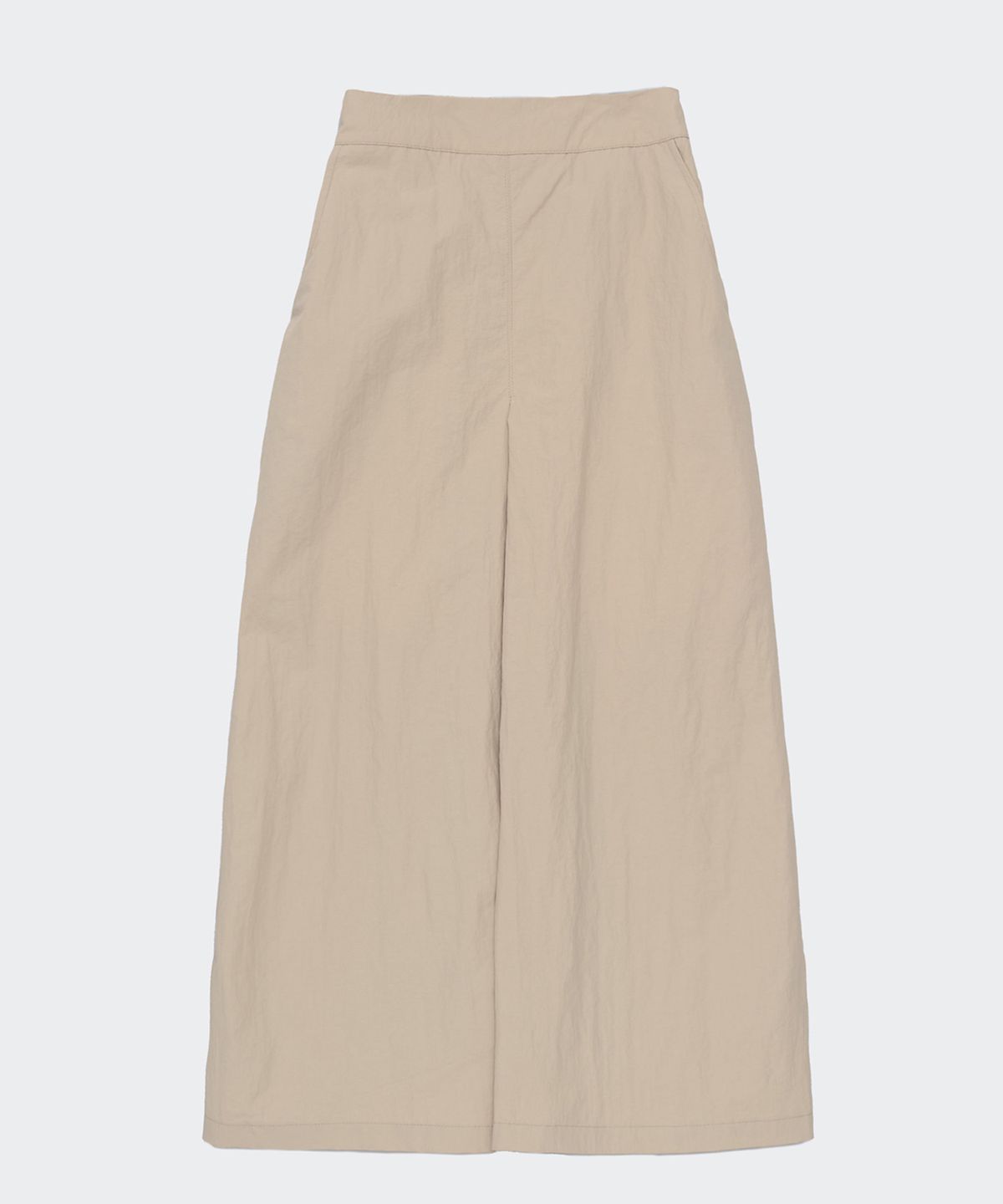닐라이즈(NEALIZE) Nylon Maxi Skirt Beige