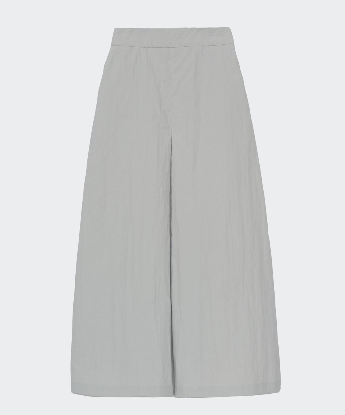 닐라이즈(NEALIZE) Nylon Maxi Skirt Light Gray