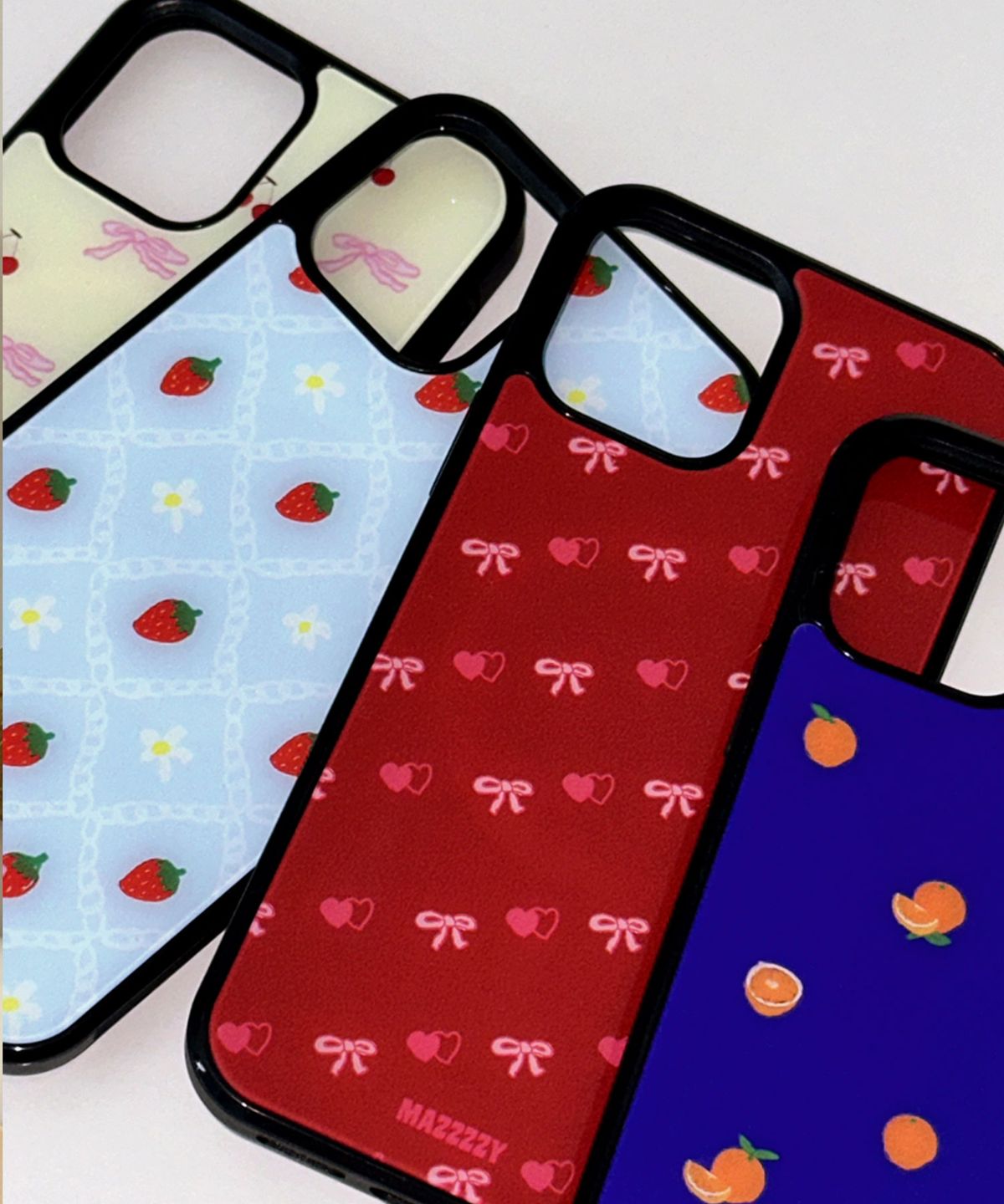 마찌(MAZZZZY) [Magsafe] Love Patterns glass case 맥세이프 케이스