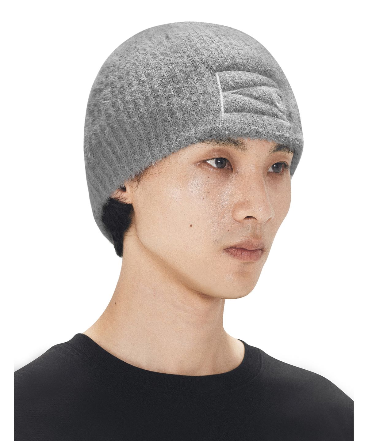 오픈야드(오와이)(OPENYARD(OY)) OY HAIRY BEANIE - GREY