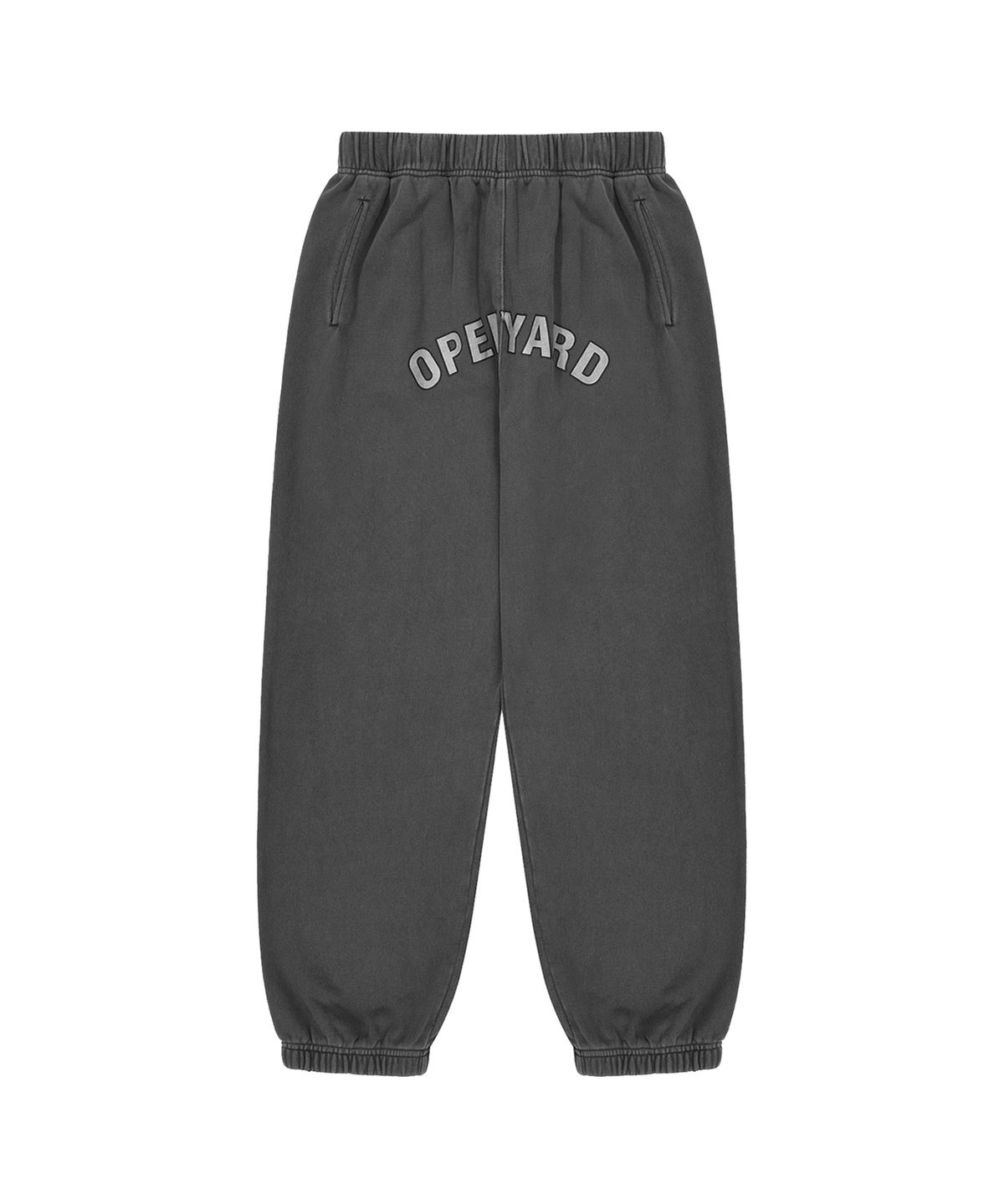 오픈야드(오와이)(OPENYARD(OY)) PIGMENT DYED OPYD SWEAT PANTS - BLACK