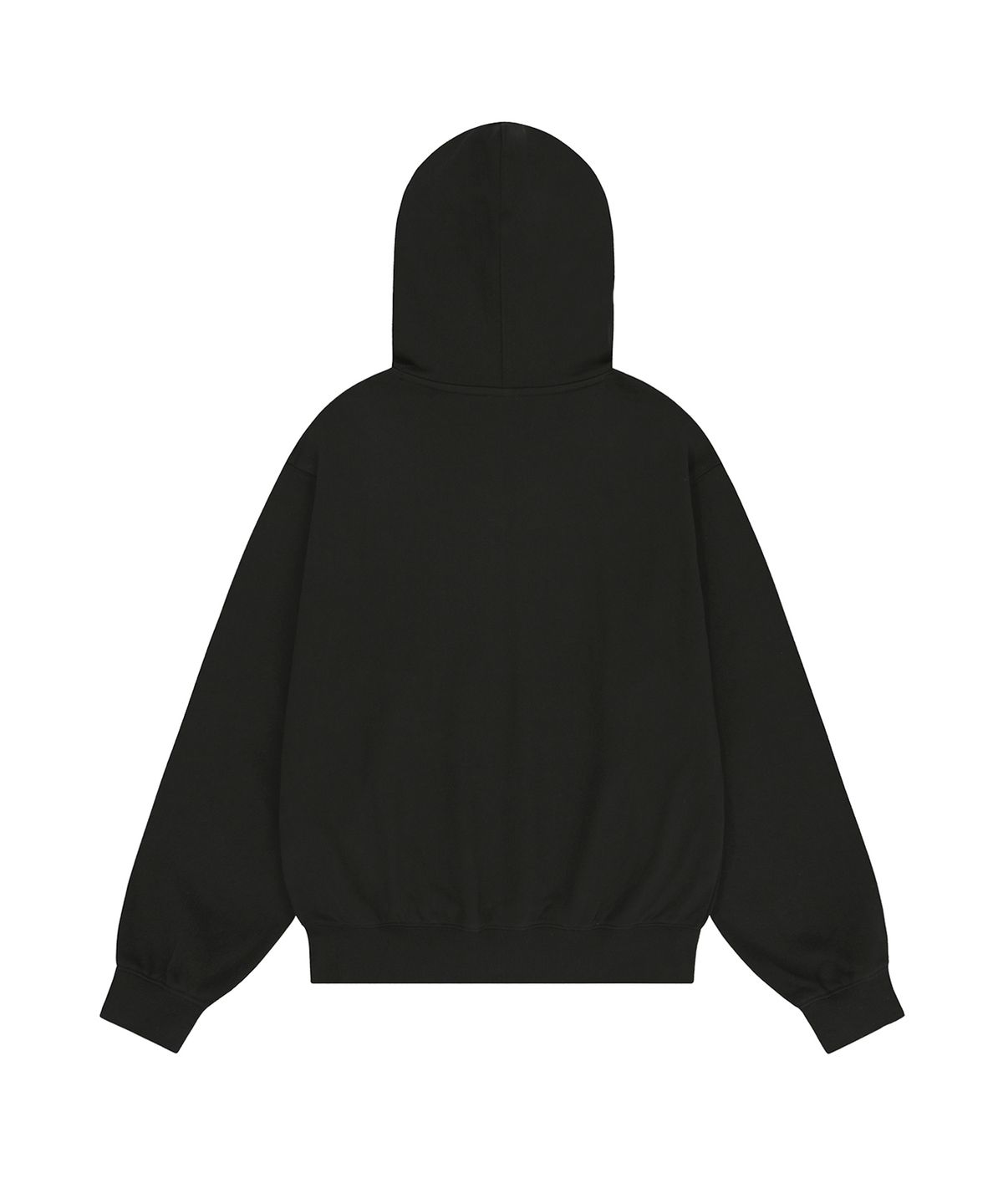 오픈야드(오와이)(OPENYARD(OY)) STAINED GLASS CROSS HOODIE - BLACK