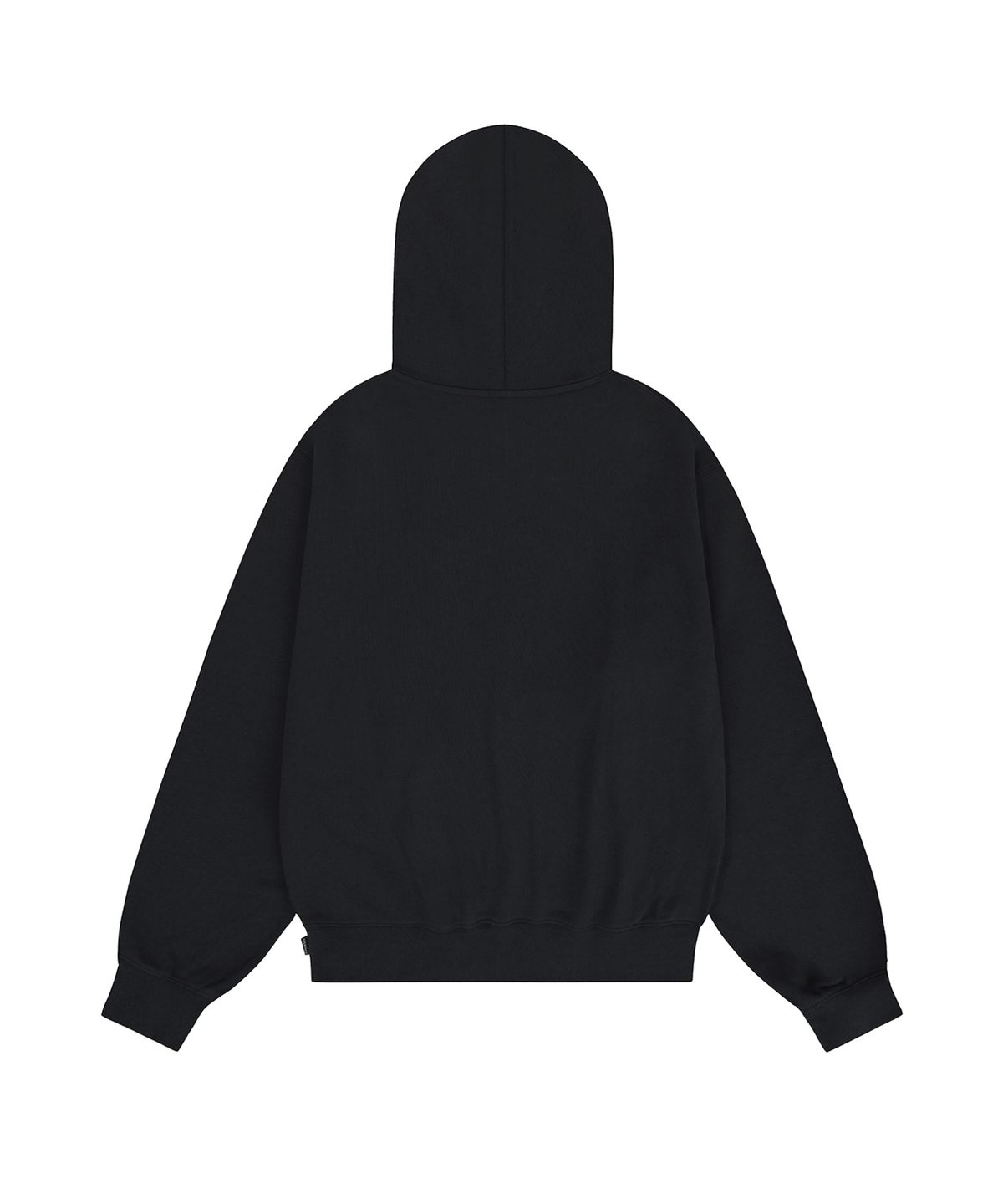 오픈야드(오와이)(OPENYARD(OY)) TWO DEVILS LOGO HOODIE - BLACK