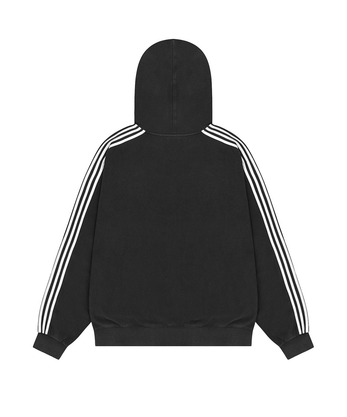 오픈야드(오와이)(OPENYARD(OY)) ATHLETIC HOODIE ZIP UP - WASHED BLACK