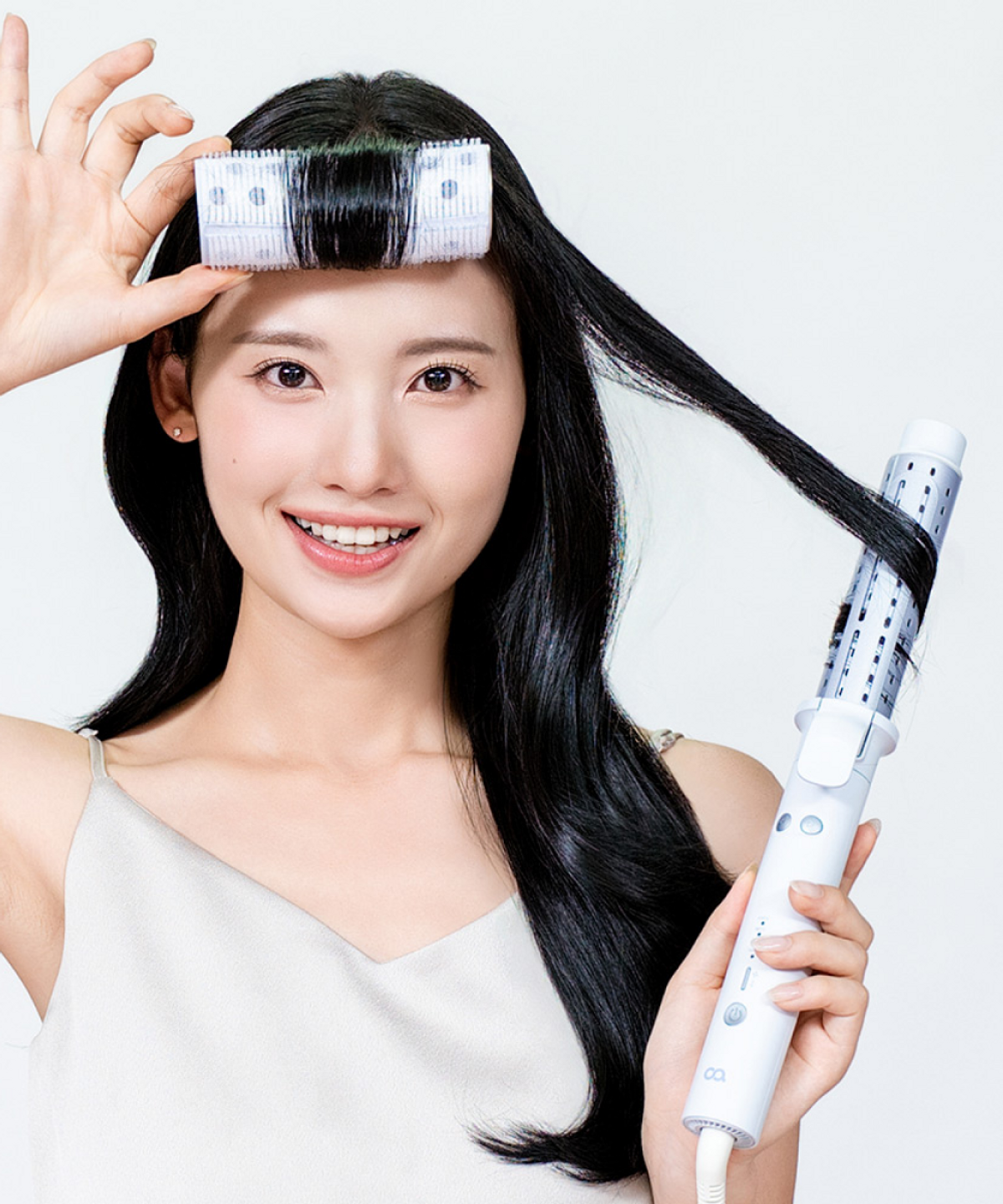 오아(OA) 오토셋 자동 회전 봉고데기 아이롱 롤 빗