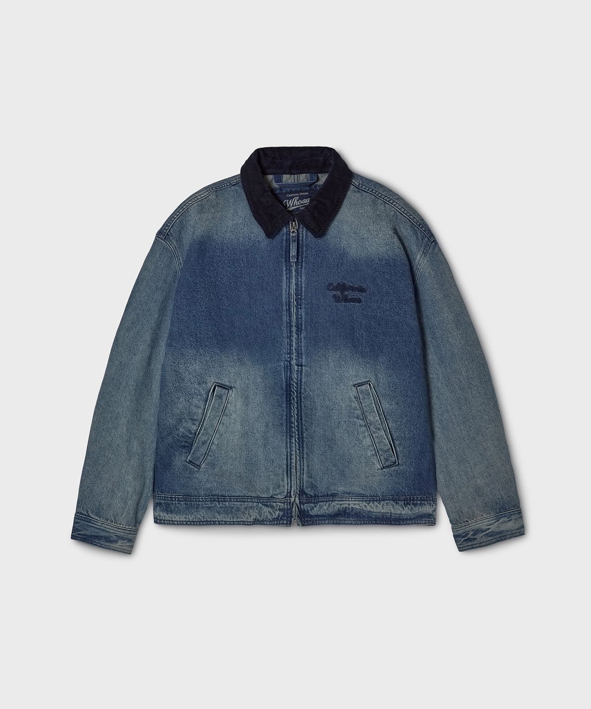 후아유(WHO.A.U) Garment Dyed Work Jacket / WHJJF4932U
