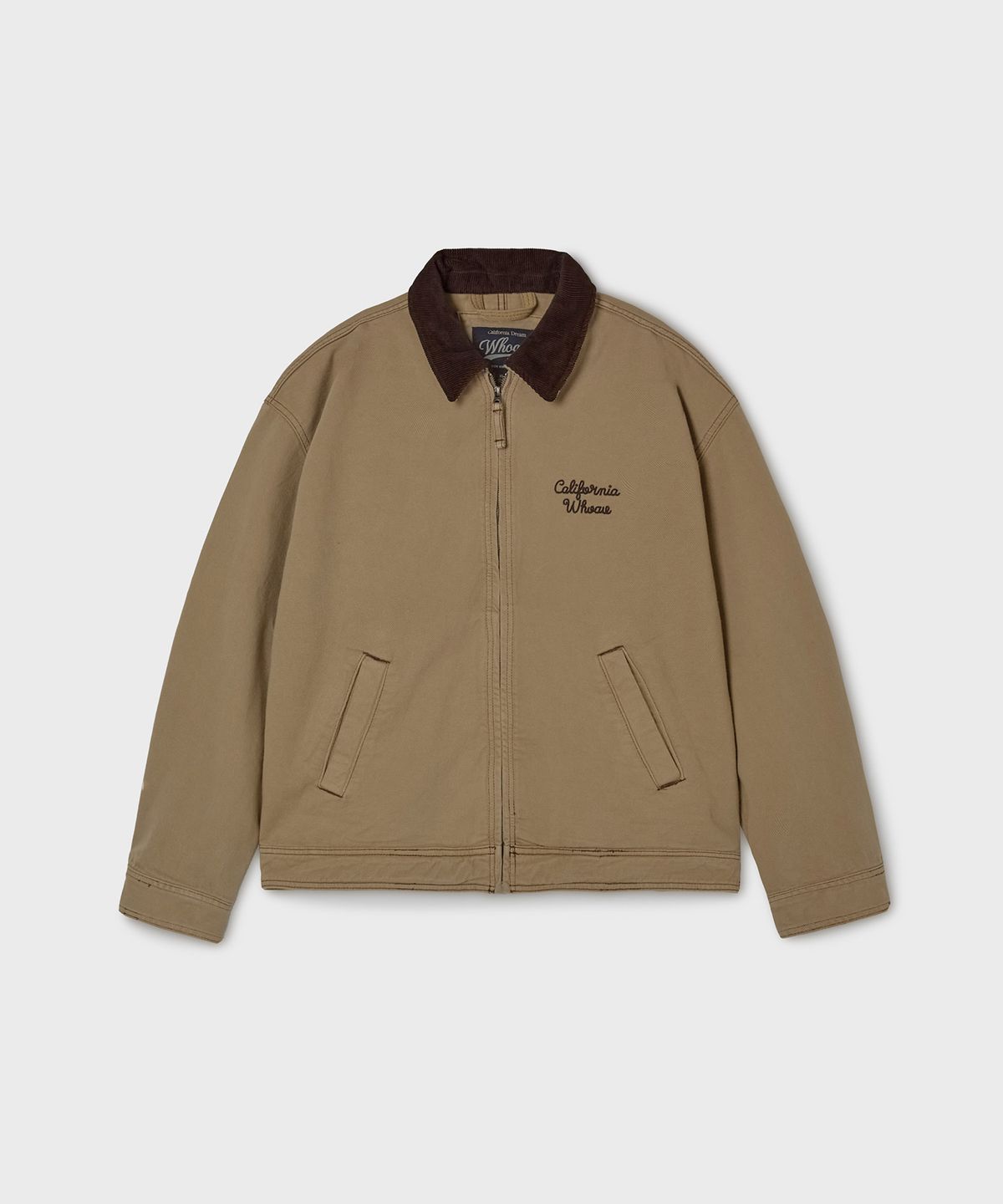 후아유(WHO.A.U) Garment Dyed Work Jacket / WHJJF4932U