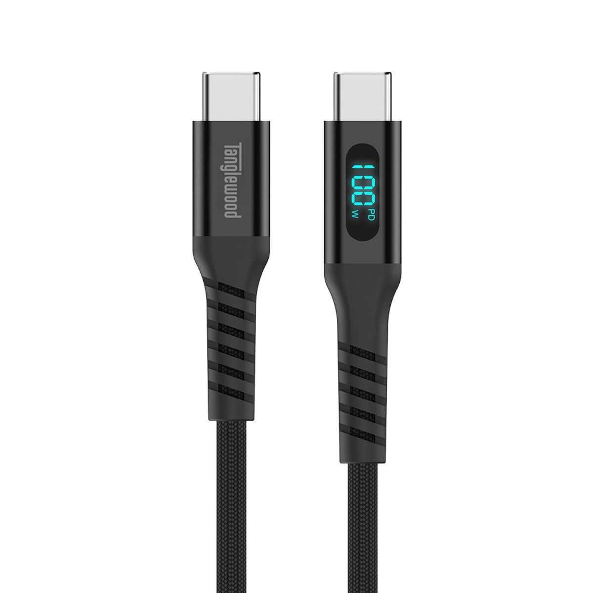 탱글우드(TANGLEWOOD) 초고속 2.0 지원 C to C LED 출력표시 케이블 100W 2m