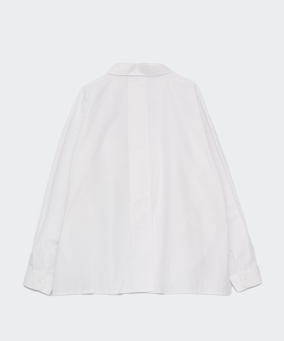 닐라이즈(NEALIZE) Oversized Cotton Shirt White