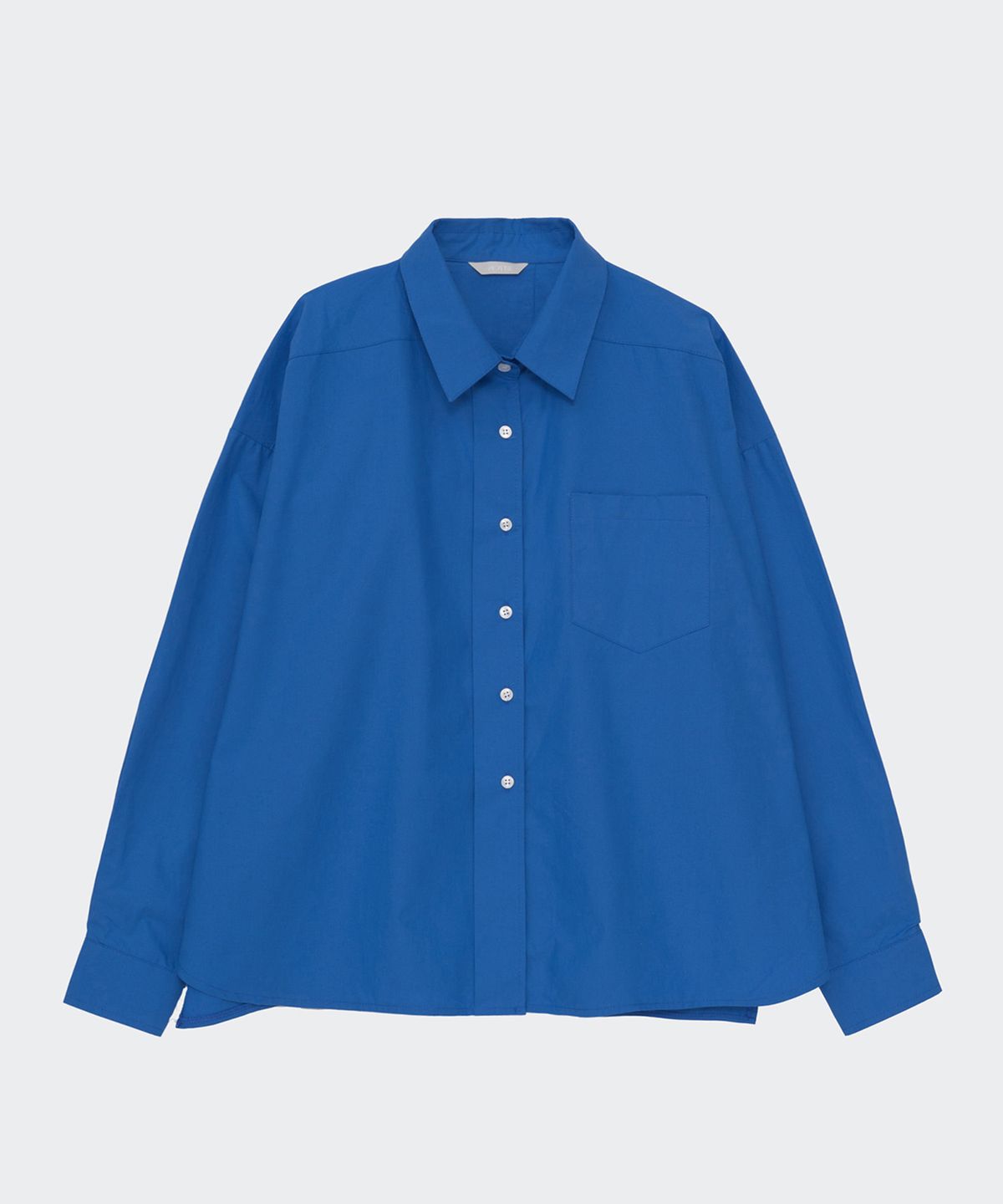 닐라이즈(NEALIZE) Oversized Cotton Shirt Blue