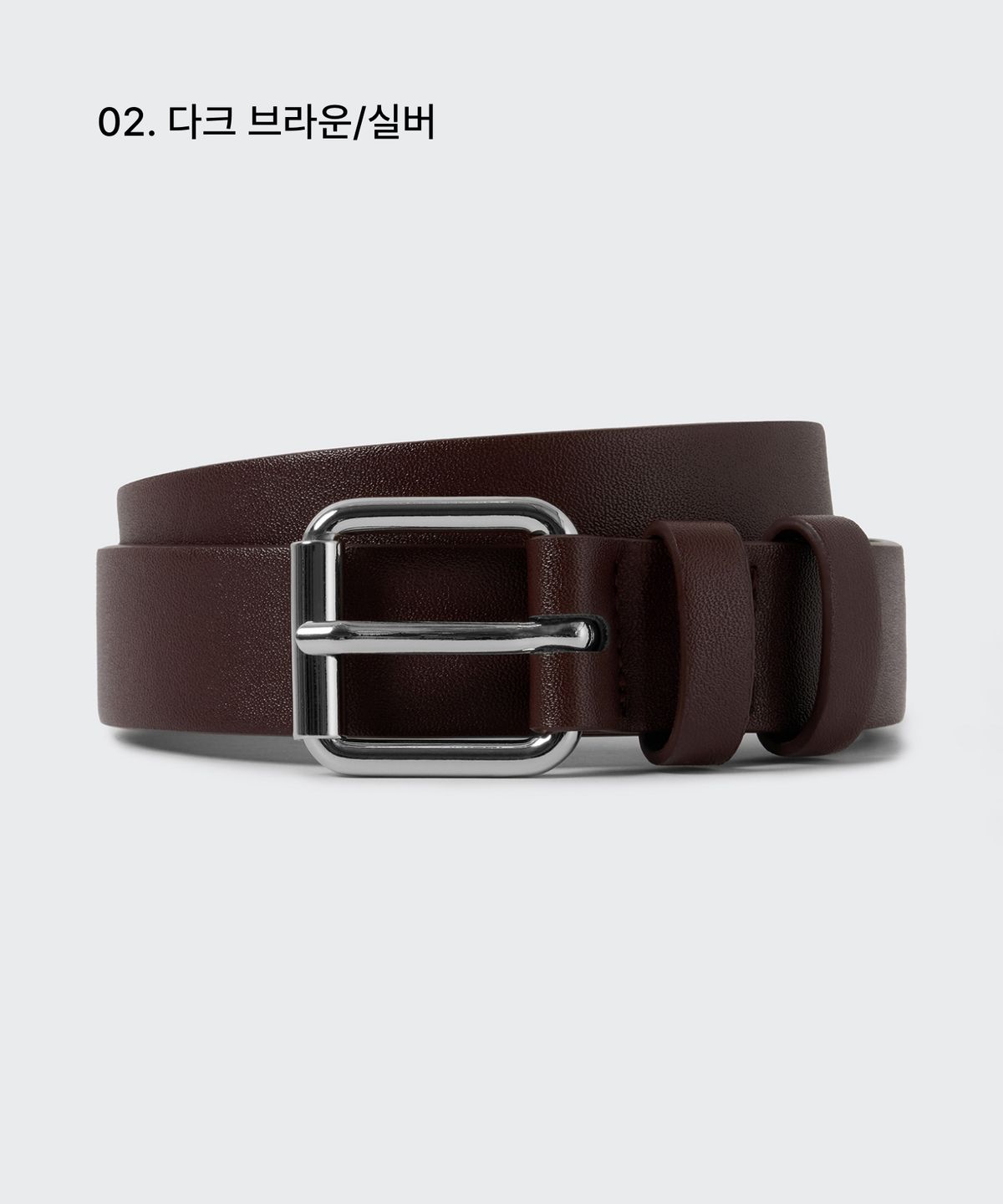 무신사 스탠다드 우먼(MUSINSA STANDARD WOMAN) 우먼즈 롤러 버클 신세틱 레더 벨트_25mm