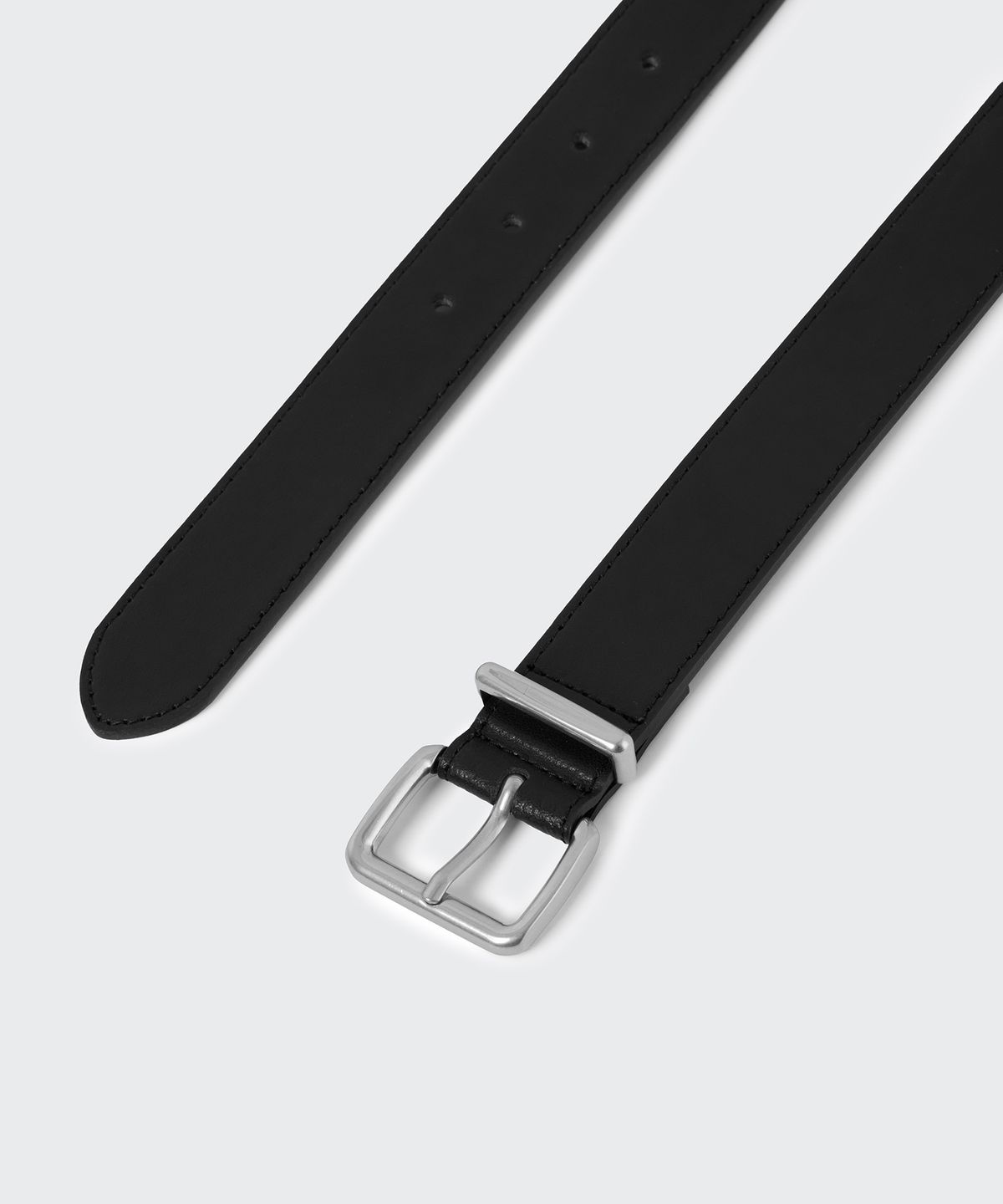 무신사 스탠다드 우먼(MUSINSA STANDARD WOMAN) 우먼즈 라운디드 스퀘어 레더 벨트_30mm