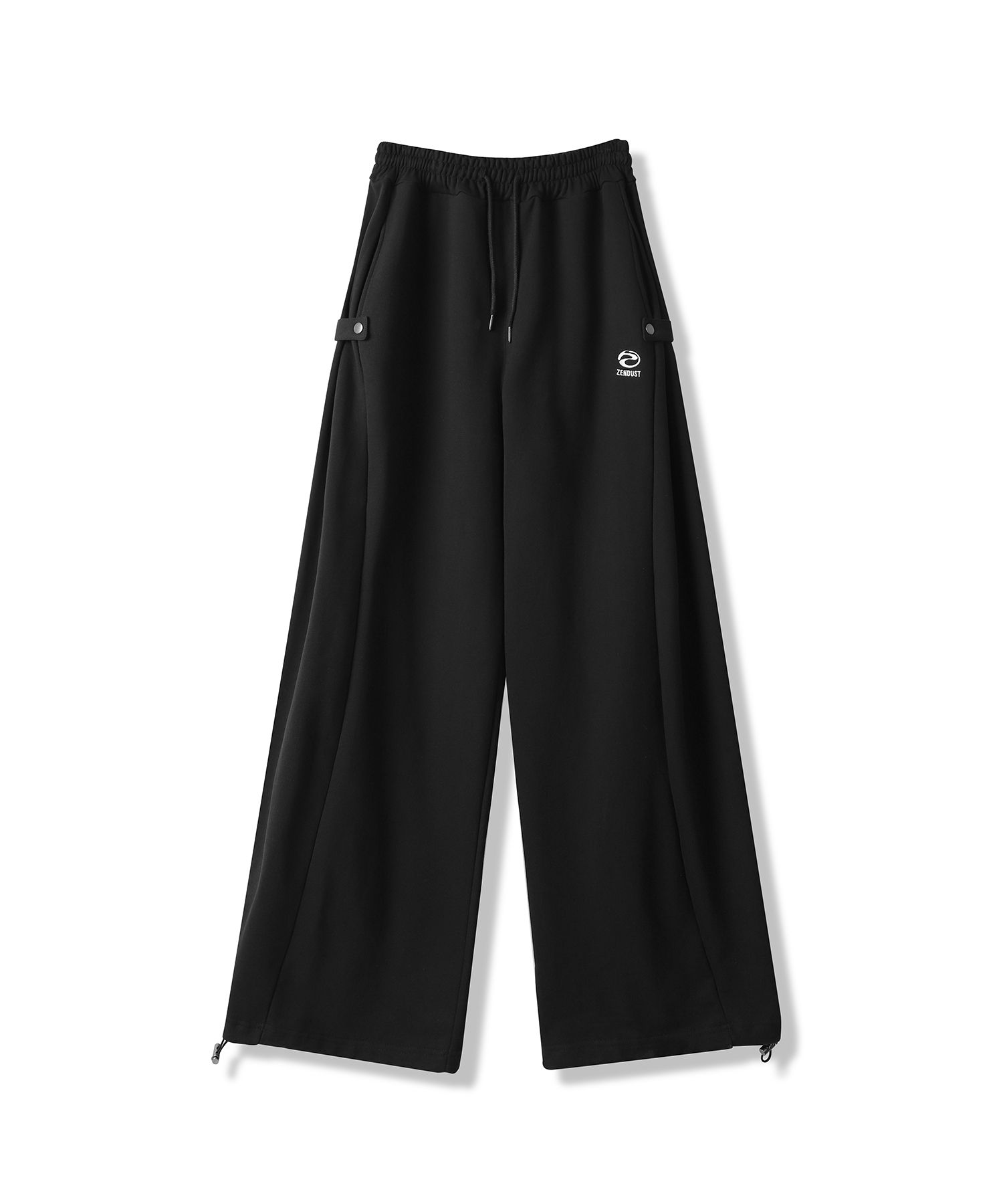 【関税&送料込】Mm Studio Black Viscose Blend Dula Pant LOULOU STUDIO Dulche broderie anglaise cotton wide-leg pants