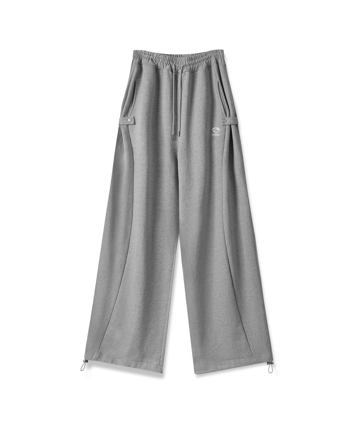 젠더스트(ZENDUST) Pan Strap Wide Pants - 2COL