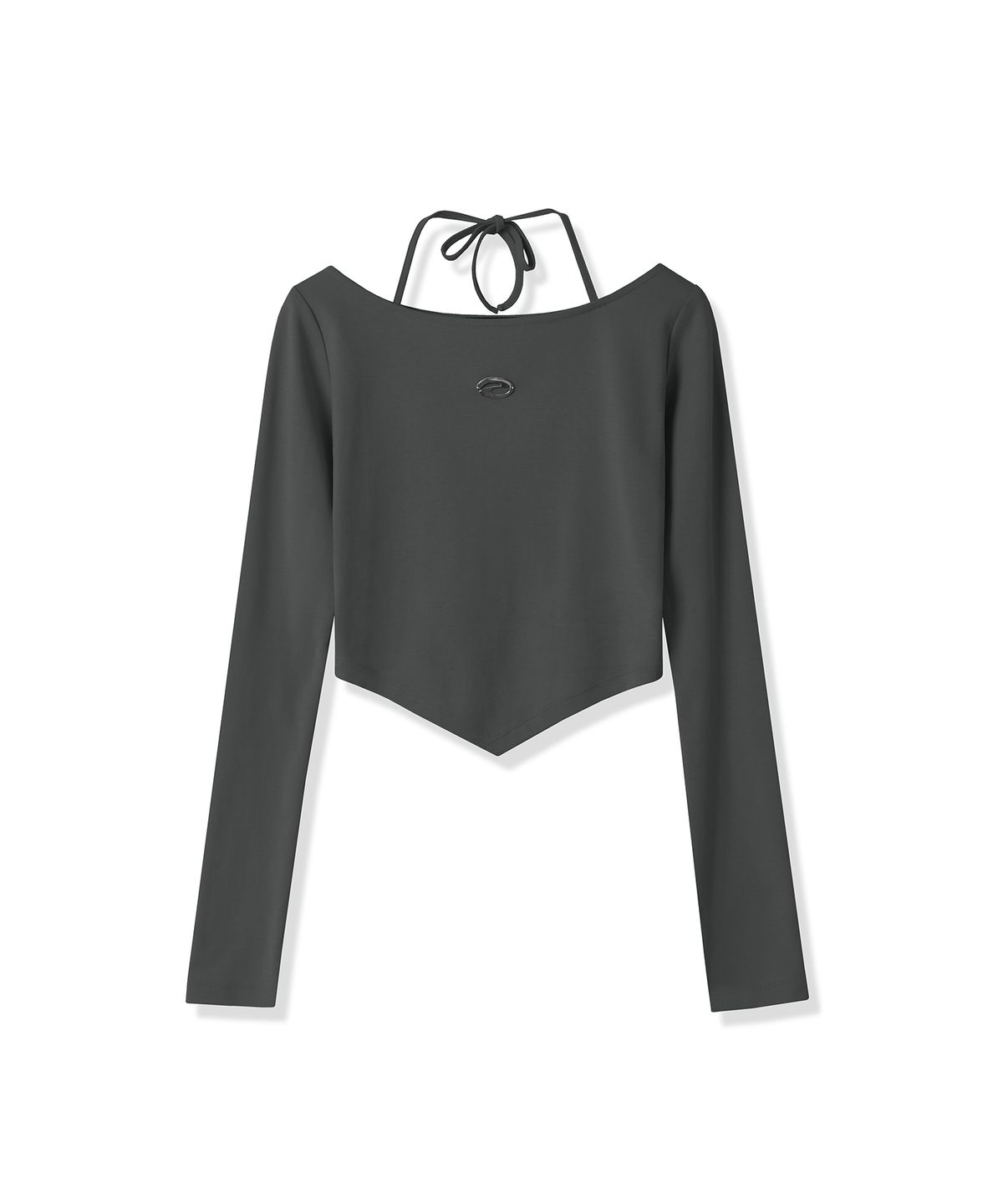 젠더스트(ZENDUST) Strap Boat-neck Slender T-shirt - 3COL