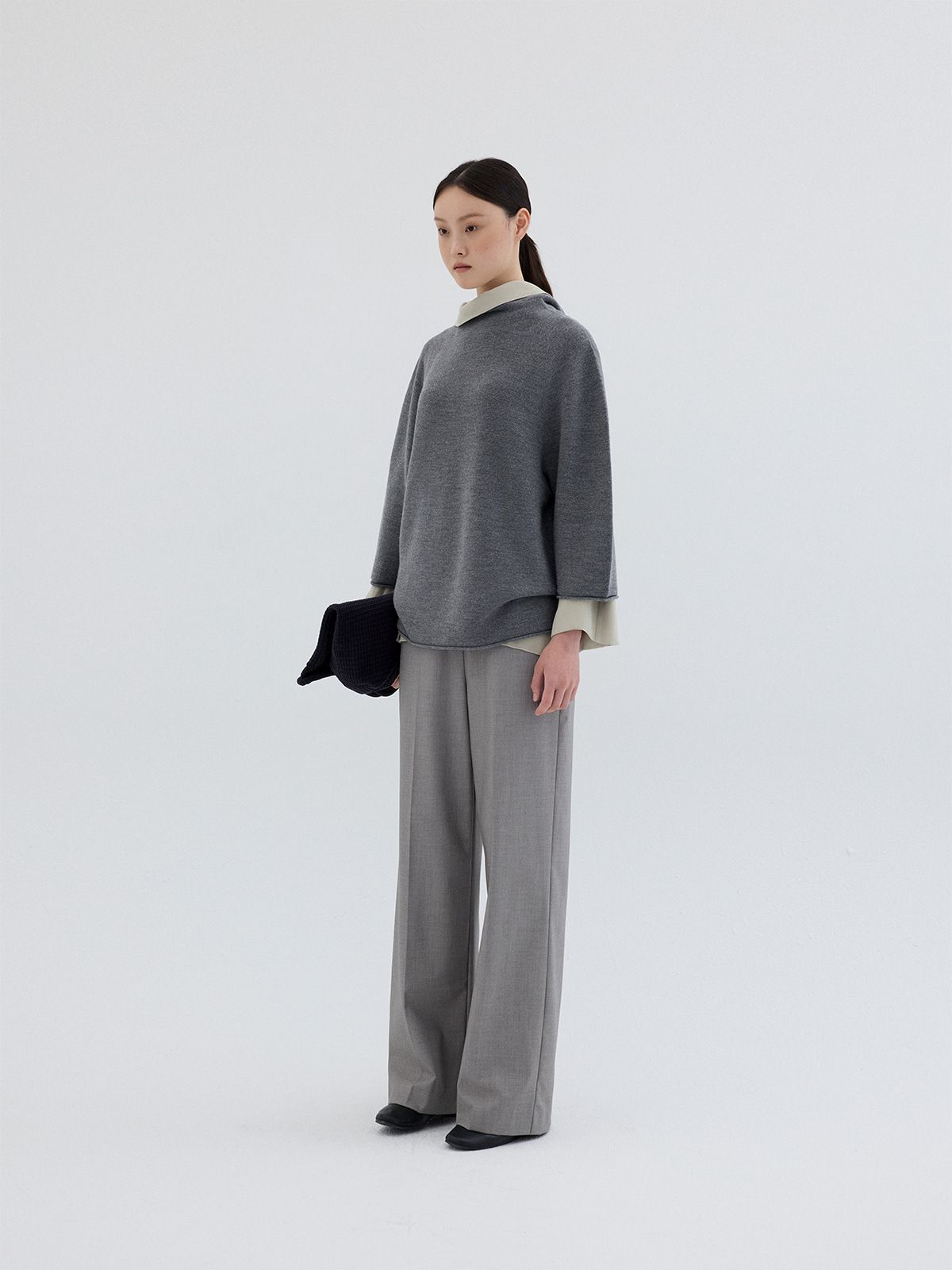 리플레인(REPLAIN) WOOL WHOLE GARMENT TOP
