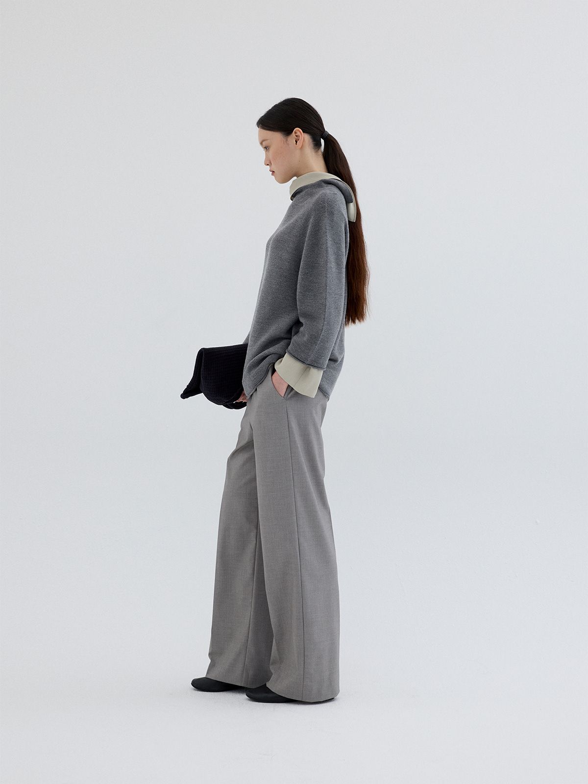 리플레인(REPLAIN) WOOL WHOLE GARMENT TOP