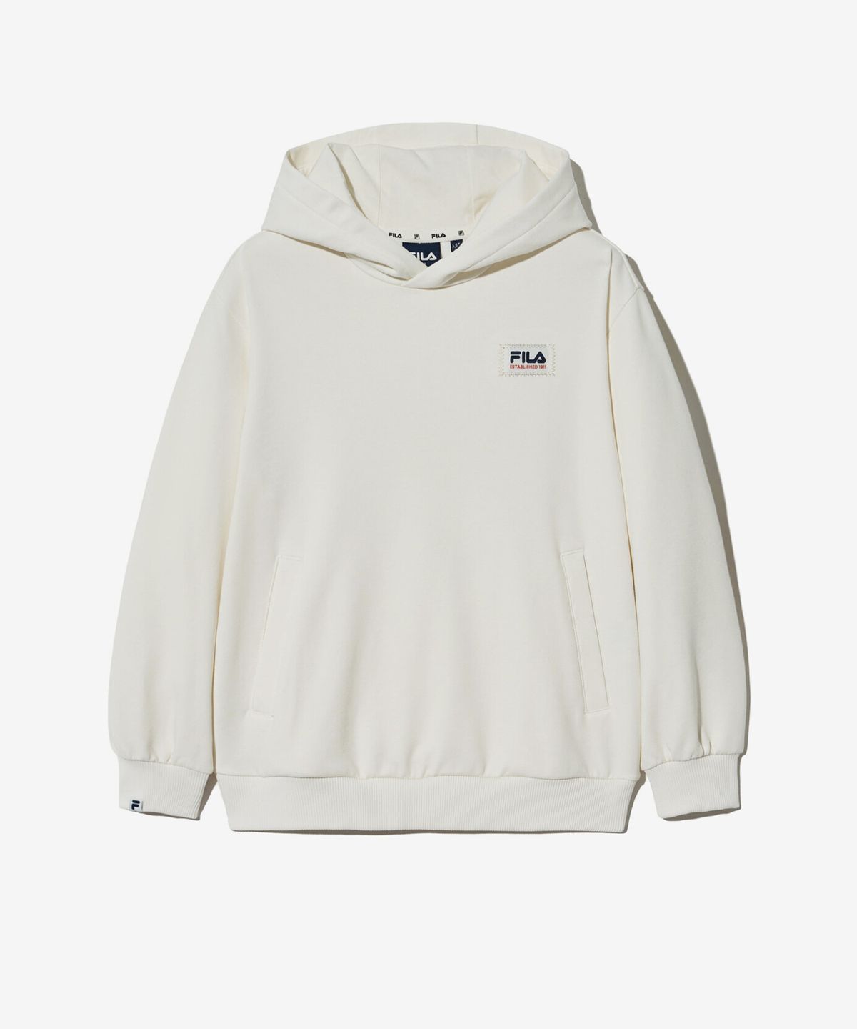 휠라 키즈(FILA KIDS) 베이직 후드 맨투맨(FK2POG3103XCRM)