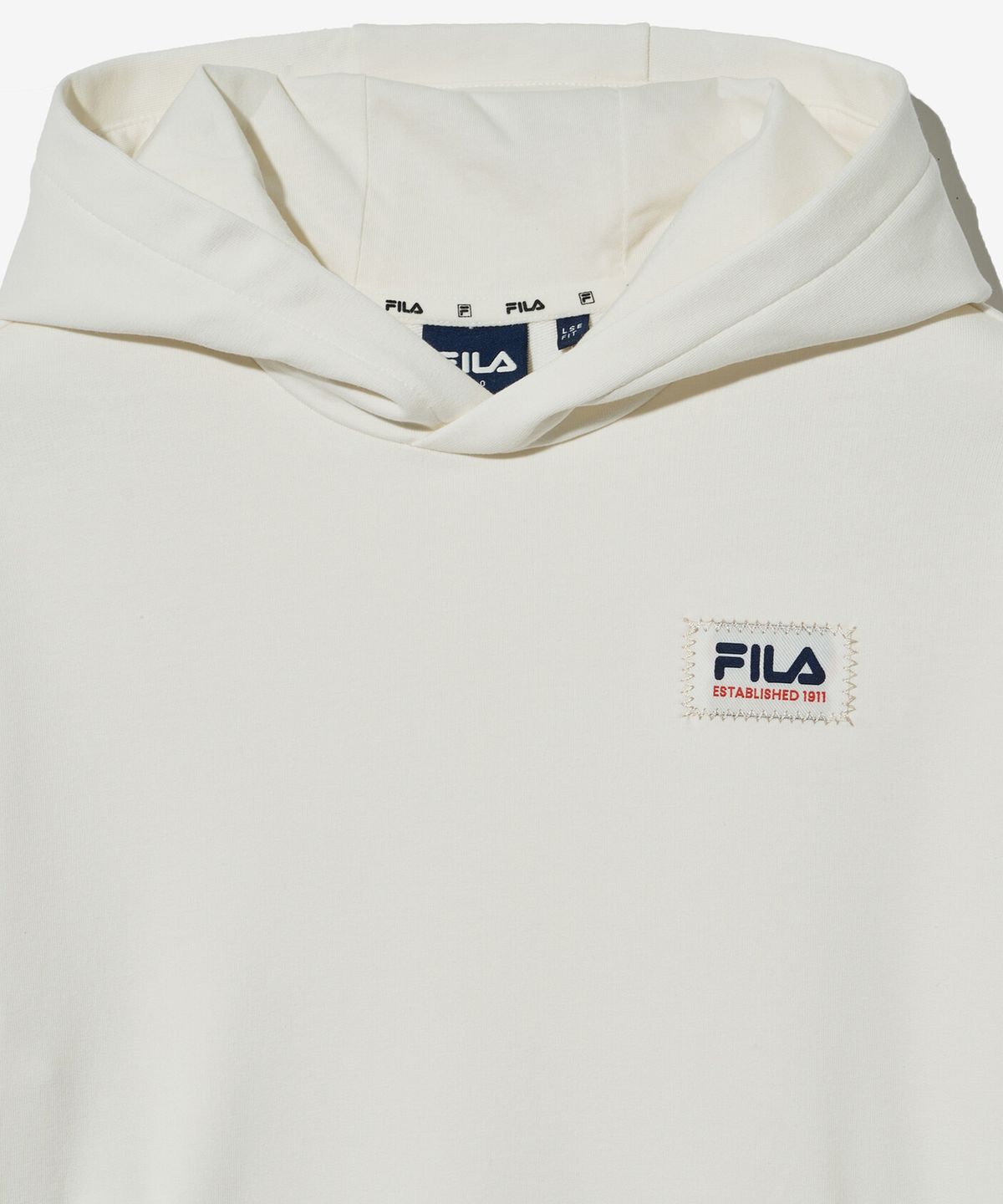 휠라 키즈(FILA KIDS) 베이직 후드 맨투맨(FK2POG3103XCRM)
