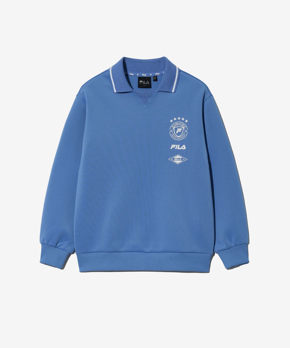 휠라 키즈(FILA KIDS) PF 카라 포인트 맨투맨(FK2POG3301MLBU)