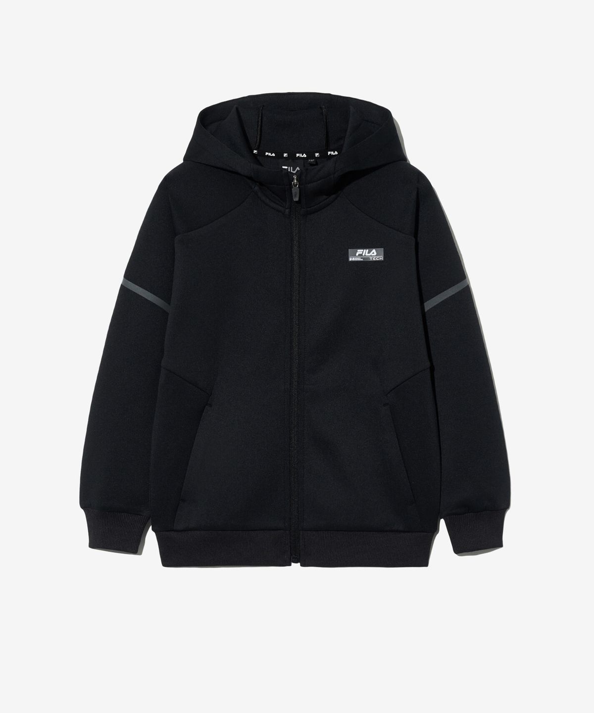 휠라 키즈(FILA KIDS) PF 쿠션지 후드 집업(FK2FTG3301MBLK)