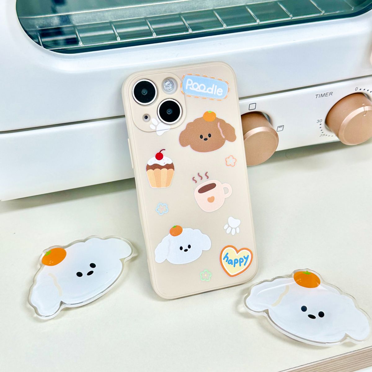 핫티몰(HOTTMALL) [젤리케이스+톡] 귤댕이 스마트톡 세트