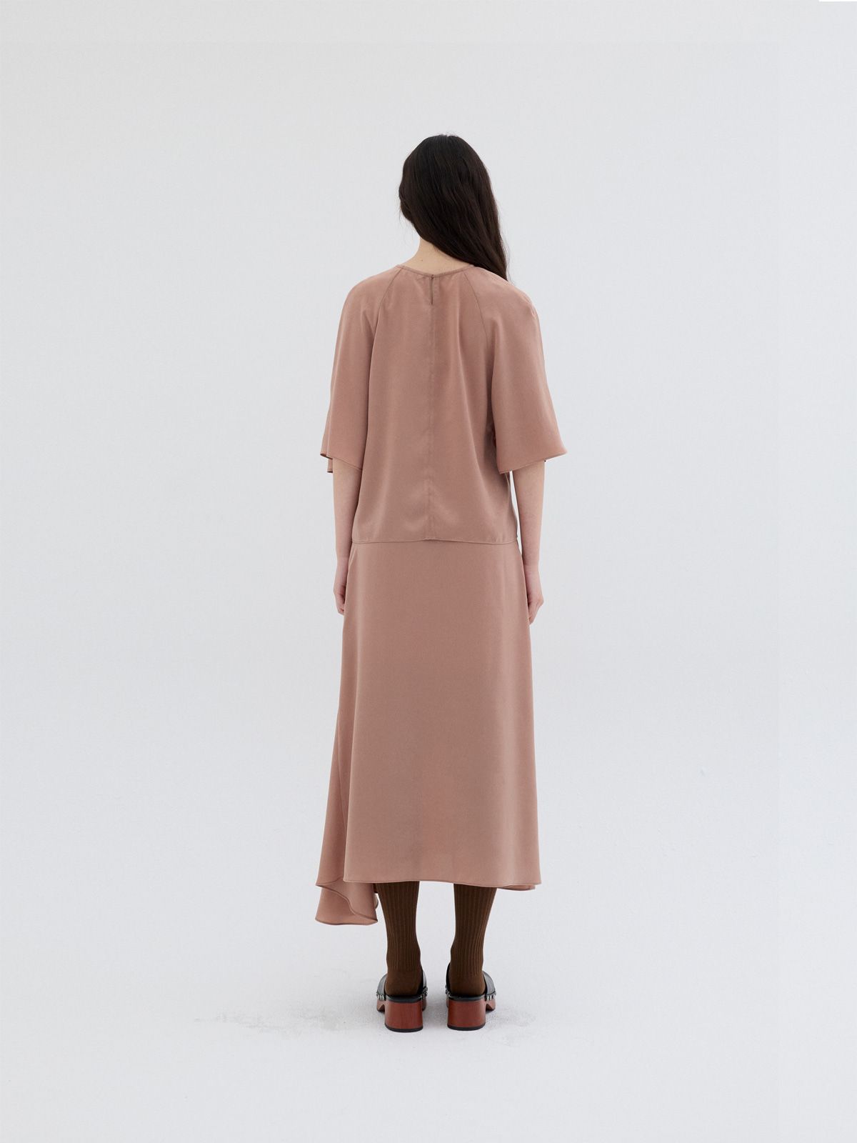 리플레인(REPLAIN) SATIN BLOUSE TOP