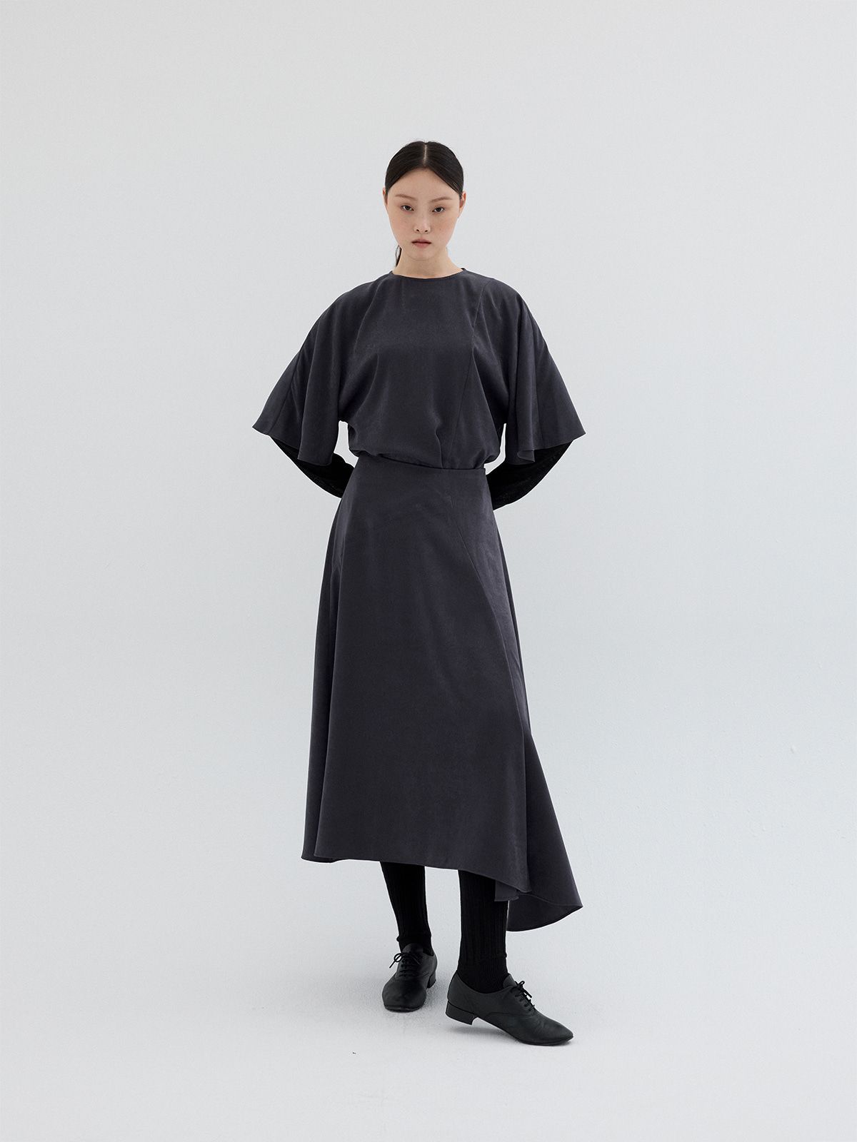 리플레인(REPLAIN) SATIN BLOUSE TOP