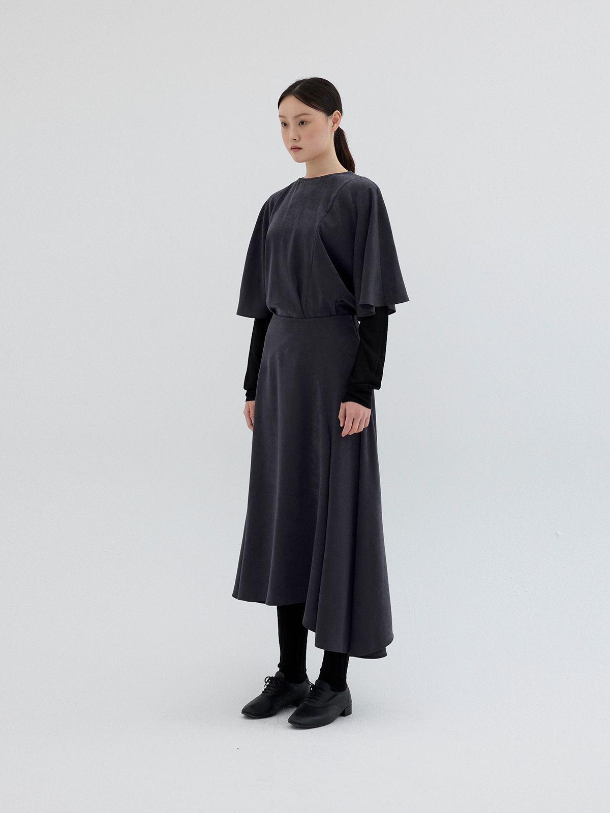 리플레인(REPLAIN) SATIN BLOUSE TOP