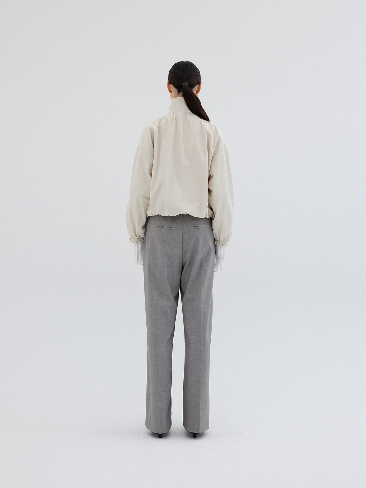 리플레인(REPLAIN) BACK BANDING STRAIGHT PANTS