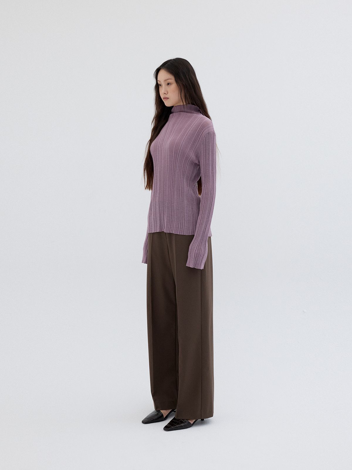 리플레인(REPLAIN) BACK BANDING STRAIGHT PANTS