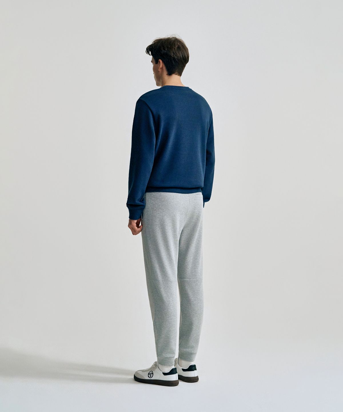 세르지오 타키니(SERGIO TACCHINI) M 에센셜 기모 조거 팬츠 (Melange Grey)
