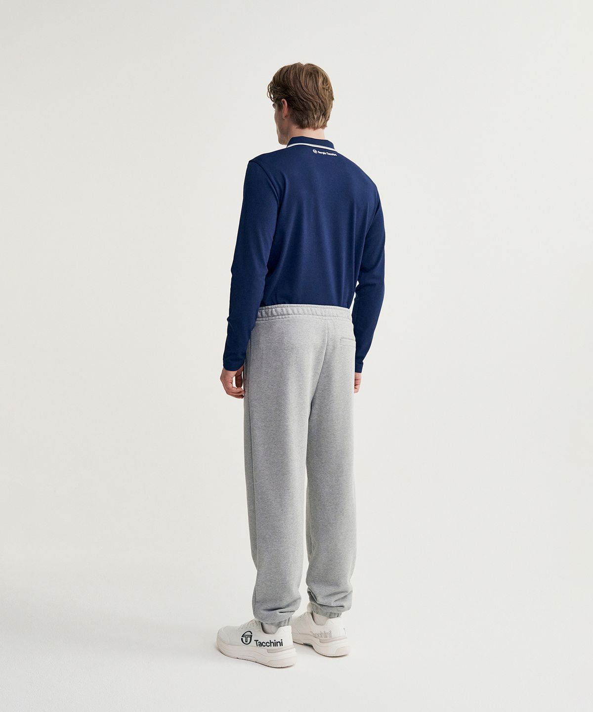 세르지오 타키니(SERGIO TACCHINI) M 데일리 스웻 조거 팬츠 (Melange Grey)