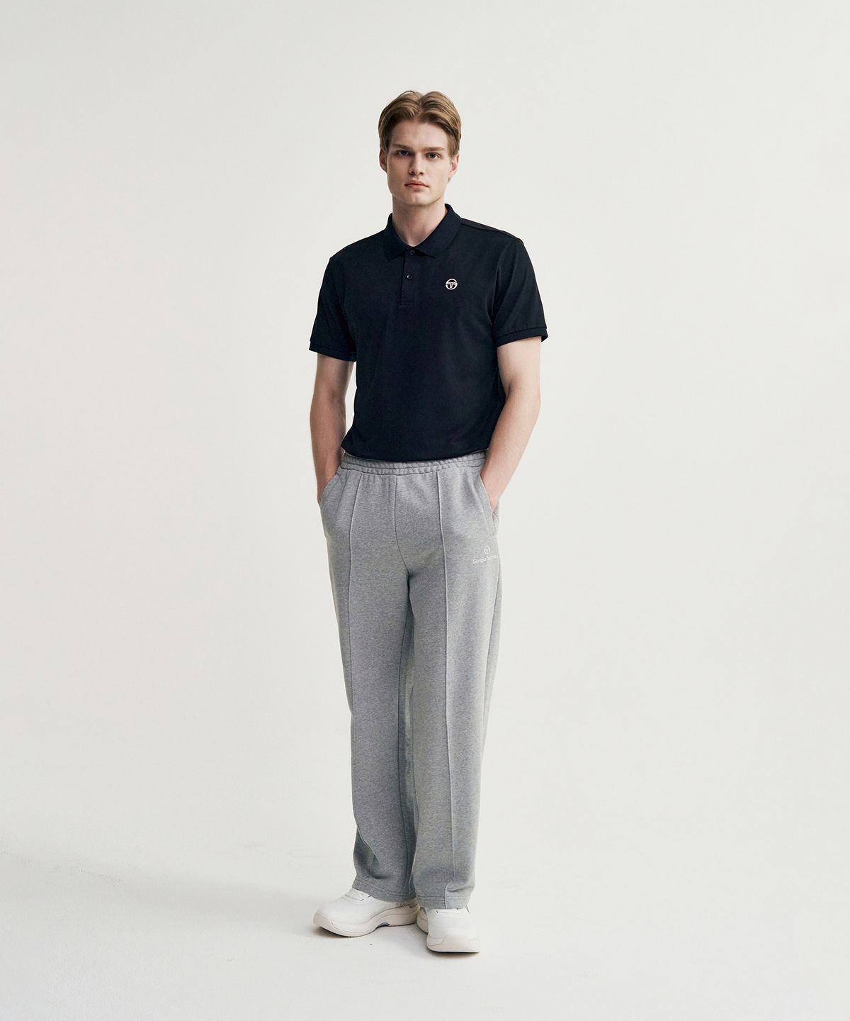 세르지오 타키니(SERGIO TACCHINI) M 데일리 릴렉스핏 팬츠 (Melange Grey)