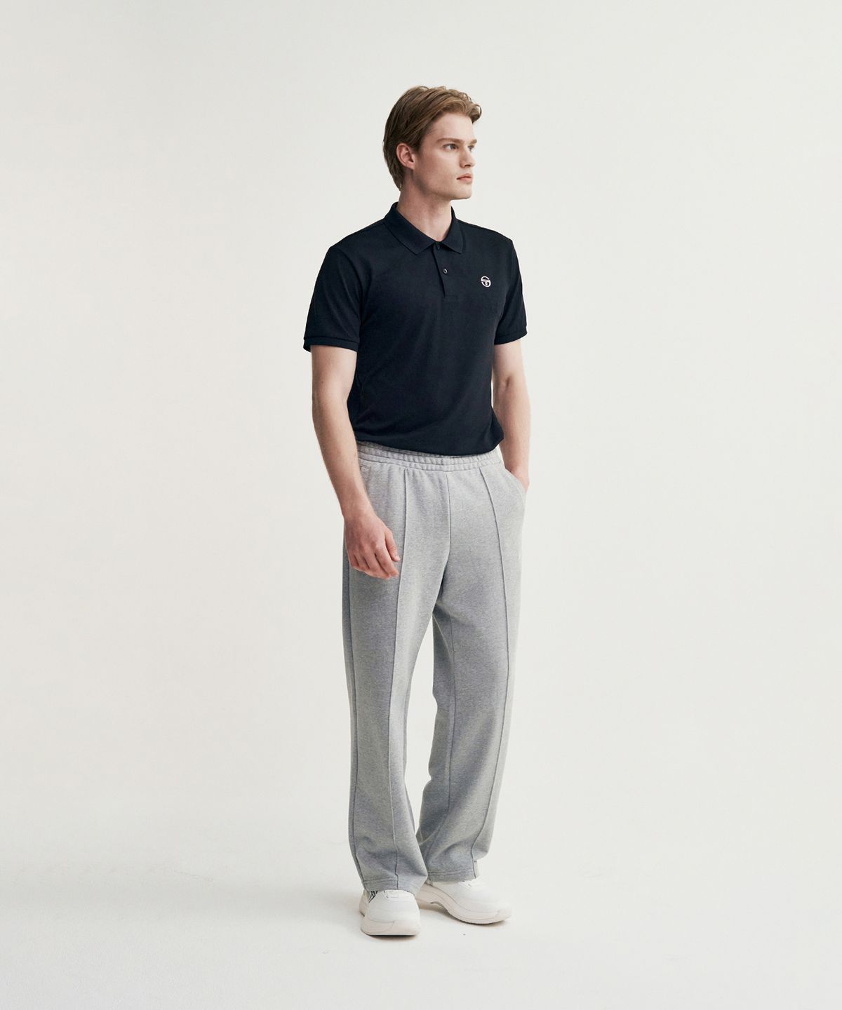 세르지오 타키니(SERGIO TACCHINI) M 데일리 릴렉스핏 팬츠 (Melange Grey)