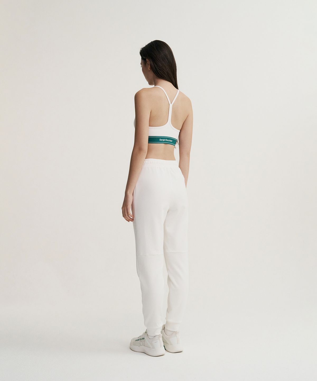 세르지오 타키니(SERGIO TACCHINI) W 에센셜 기모 조거 팬츠 (White)