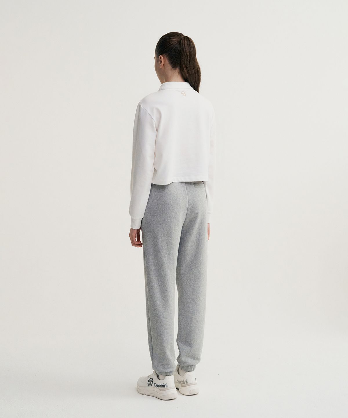 세르지오 타키니(SERGIO TACCHINI) W 데일리 스웻 조거 팬츠 (Melange Grey)