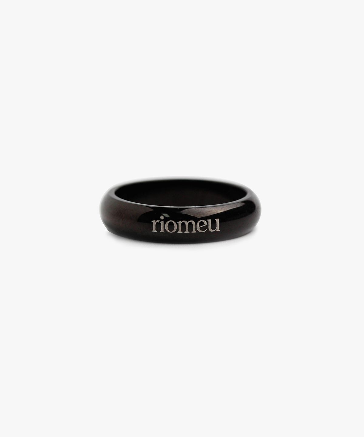 리오므(RIOMEU) 각인 볼륨 반지 4mm : RADIANT039