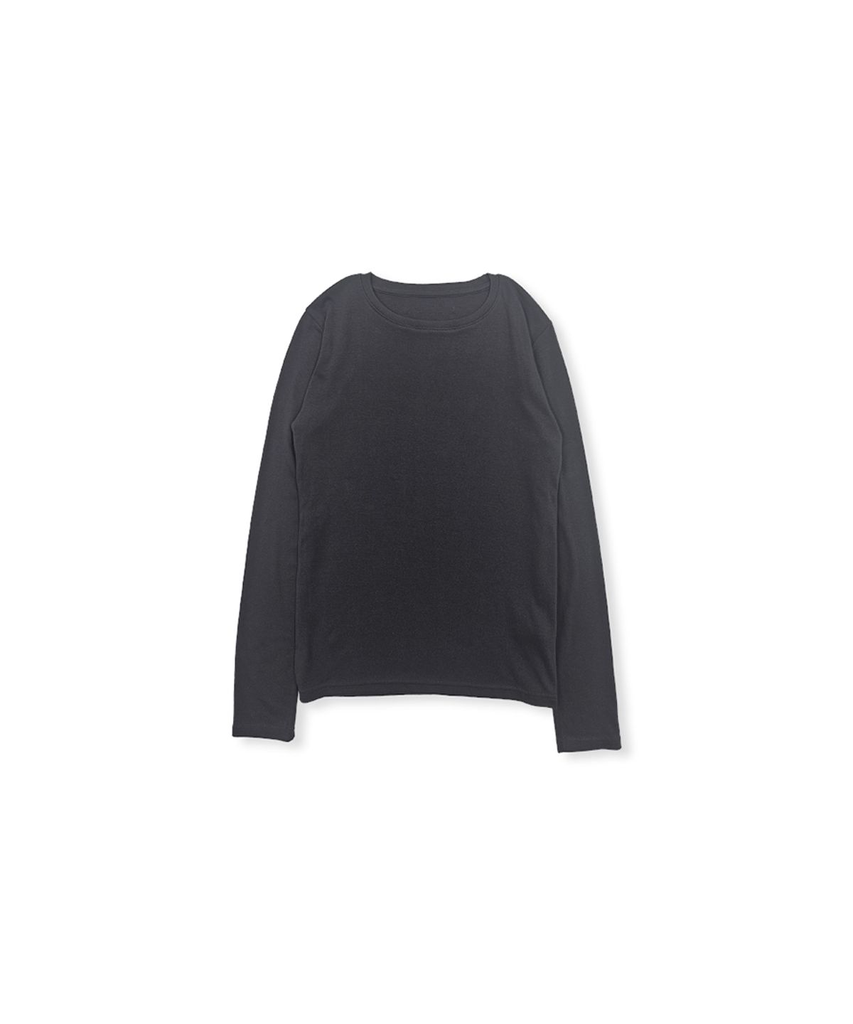 320쇼룸(320SHOWROOM) Essential Long Sleeve T-Shirt Charcoal
