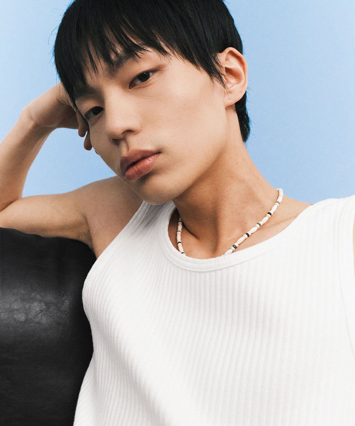 인템포무드(INTEMPOMOOD) 서클 로고 립 슬리브리스 : 3컬러