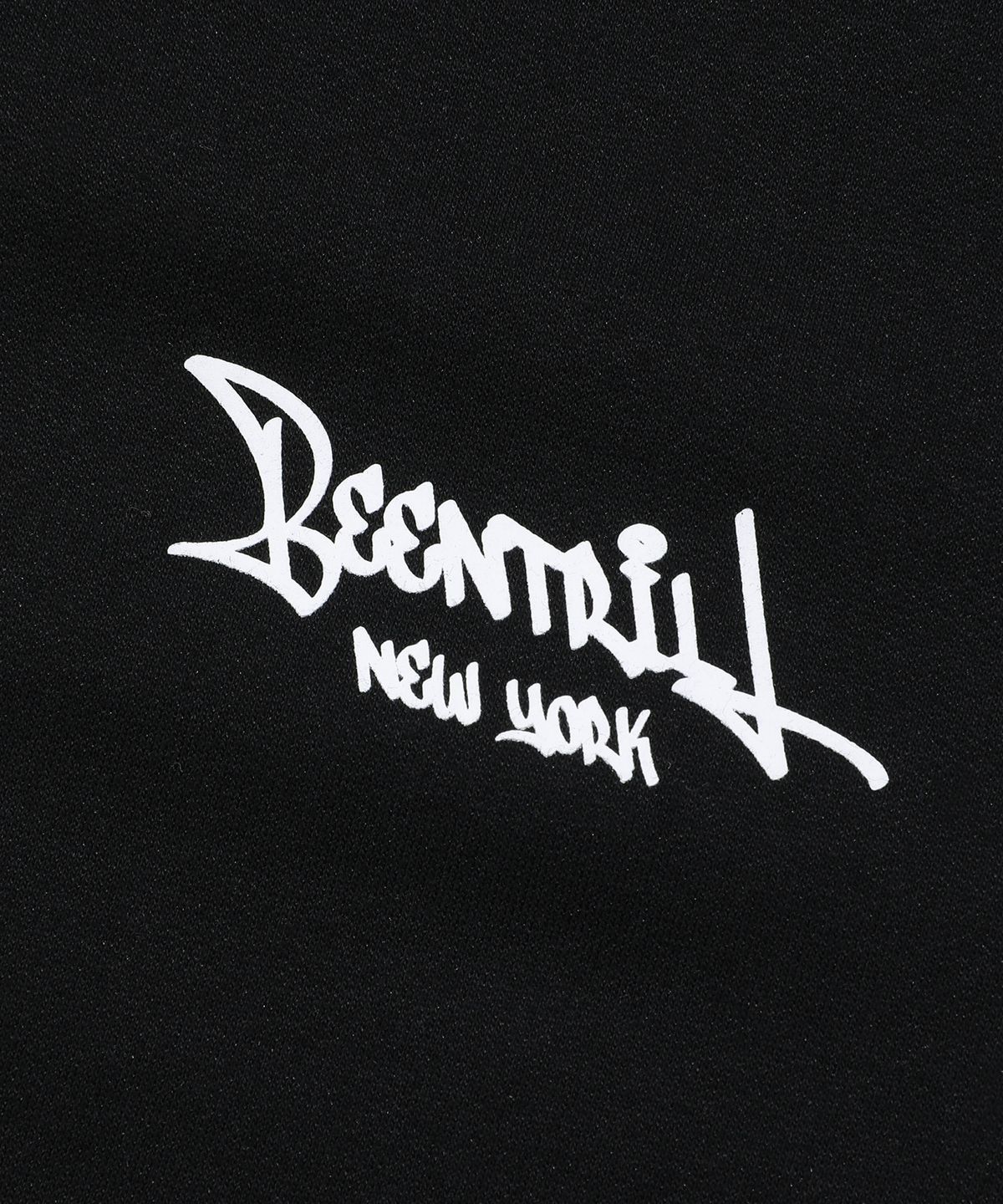빈트릴(BEENTRILL) 스크립트 투웨이 후드 집업(블랙)