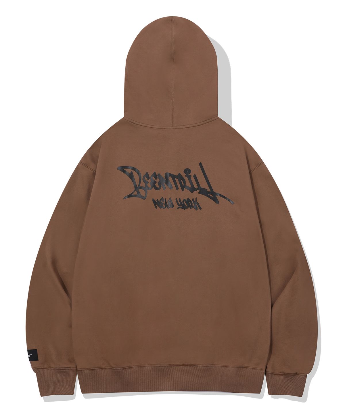 빈트릴(BEENTRILL) 스크립트 투웨이 후드 집업(카멜)