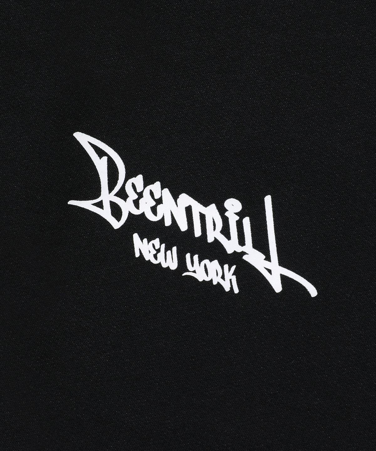 빈트릴(BEENTRILL) 스크립트 퍼티그 스웻 팬츠(블랙)