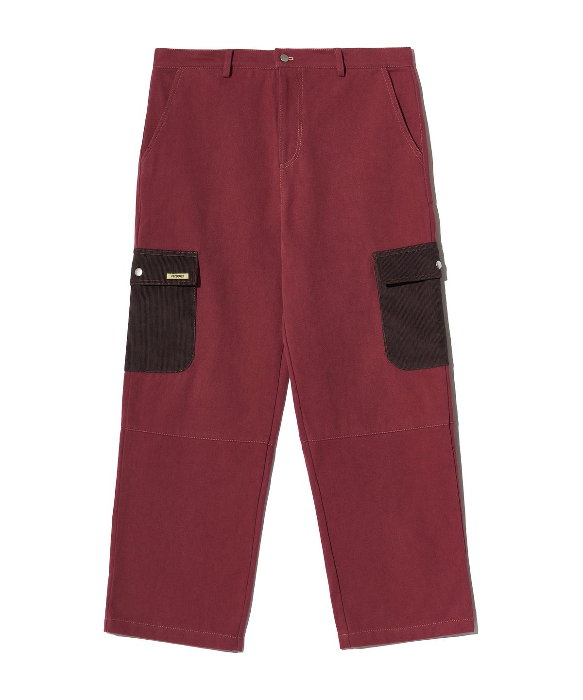 피스메이커(PIECE MAKER) CORDUROY POINT COTTON WORK PANTS (BURGUNDY)