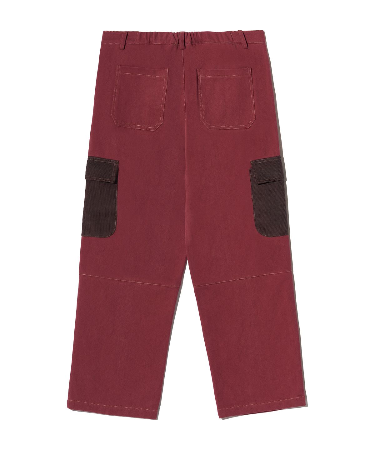 피스메이커(PIECE MAKER) CORDUROY POINT COTTON WORK PANTS (BURGUNDY)