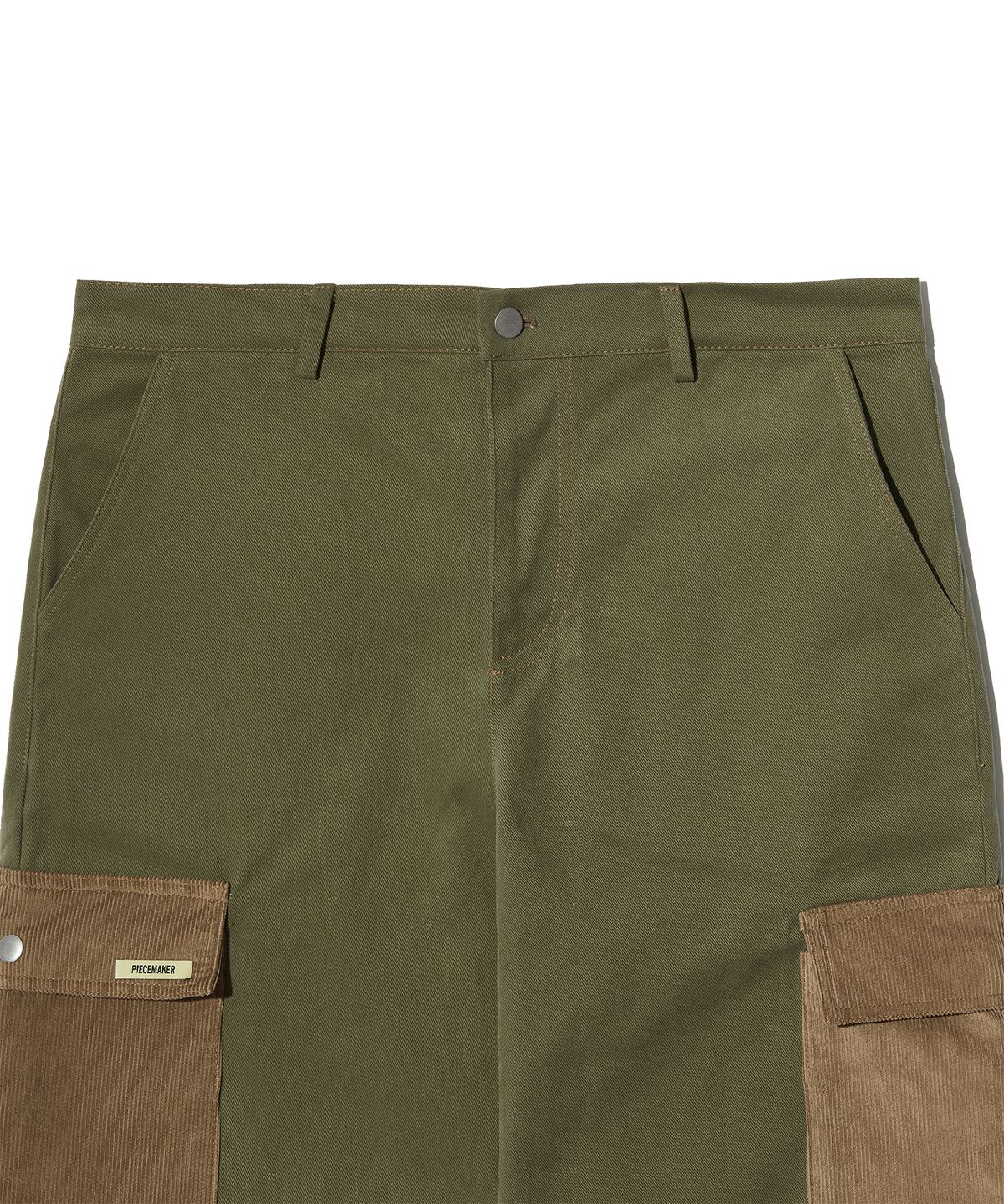 피스메이커(PIECE MAKER) CORDUROY POINT COTTON WORK PANTS (KHAKI)