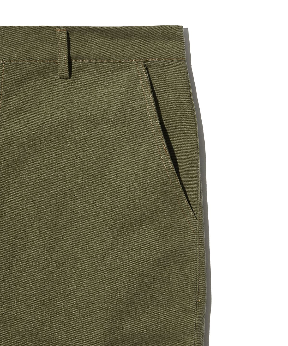피스메이커(PIECE MAKER) CORDUROY POINT COTTON WORK PANTS (KHAKI)