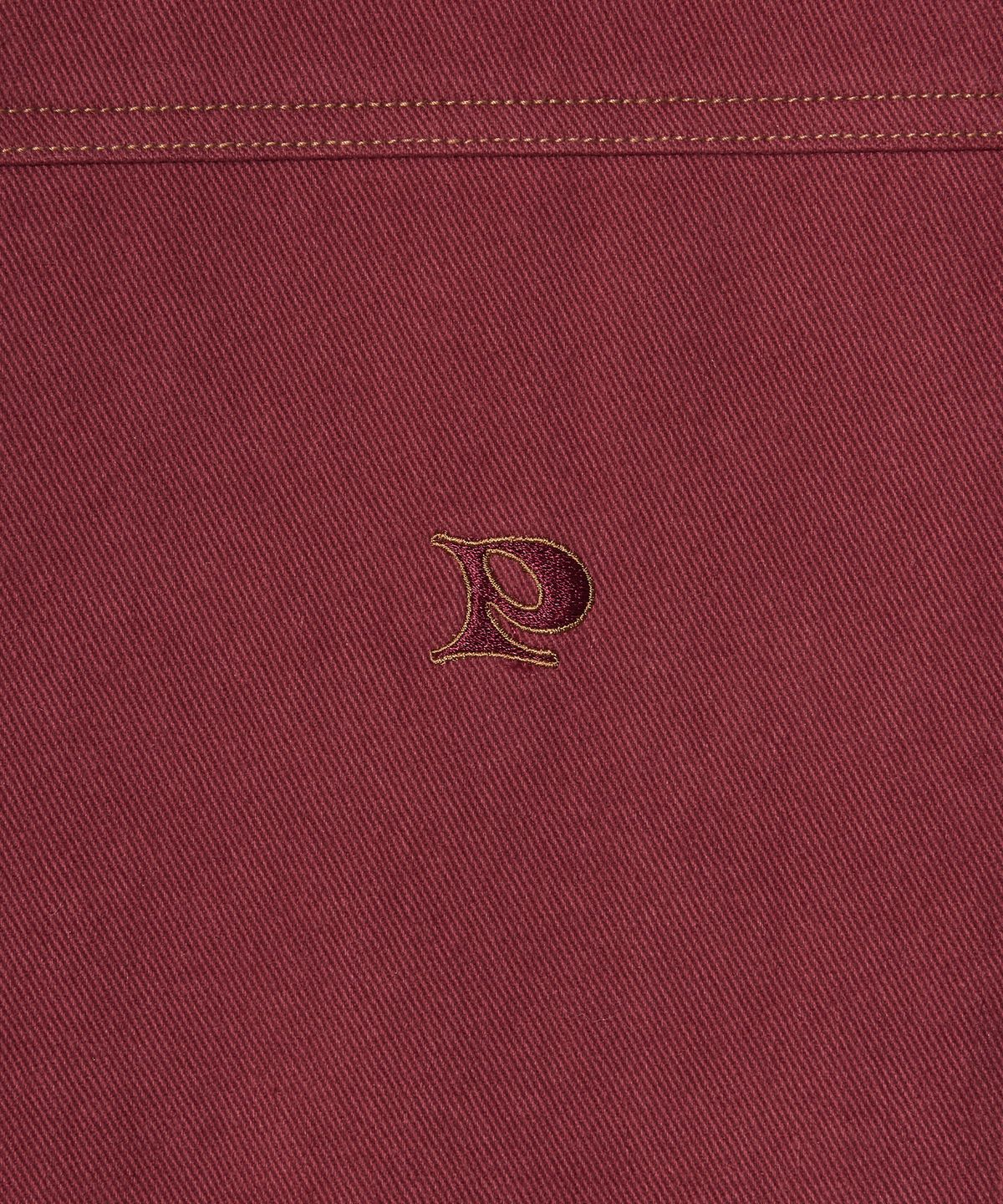 피스메이커(PIECE MAKER) CORDUROY POINT COTTON WORK JACKET (BURGUNDY)